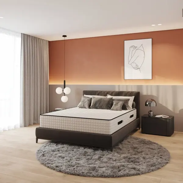 Saltea MEMORY FOAM 130x200 cm, H 20 cm, spuma memorie