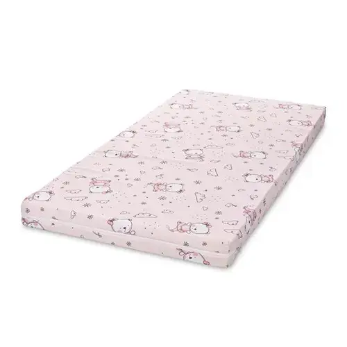 Saltea pat Lorelli Classic, 70 x 140 x 9 cm, spuma elastica, Roz