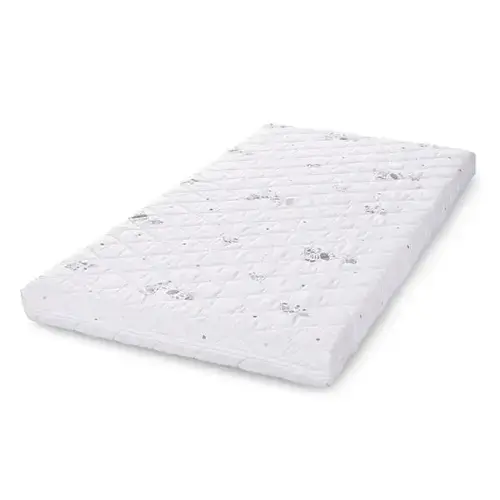 Saltea pat Lorelli Holiday, 60 x 120 x 10 cm, 2 straturi cocos si spuma elastica, Verde
