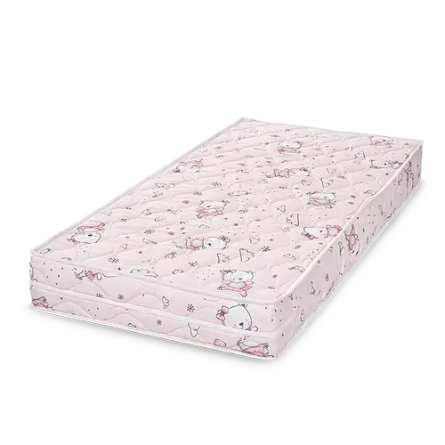 Saltea pat Lorelli Relax, 60 x 120 x 12 cm, spuma elastica, Roz