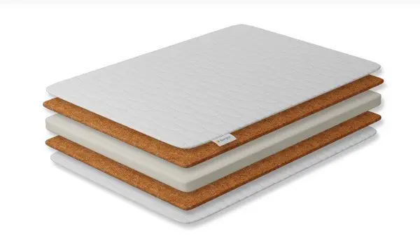 Saltea pentru copii Cocos Spuma T18 Cocos cu husa detasabila bumbac 120X60X10 cm