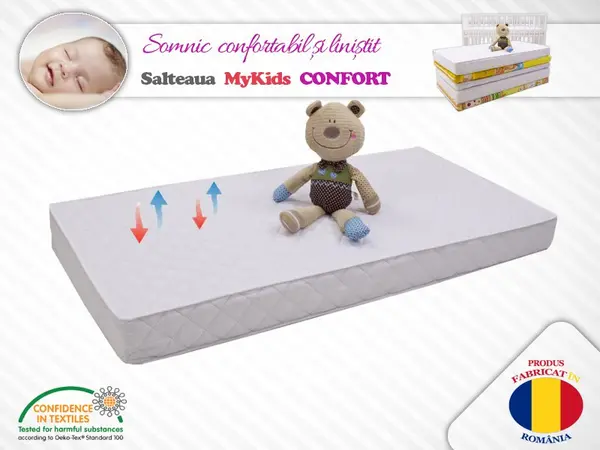 Saltea pentru copii MyKids Cocos Confort II 95x65x12 cm