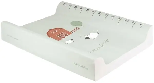 Saltea pentru schimbat scutece Bonjourbebe - 50 x 70 cm, Funny Farm