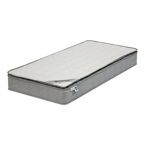 Saltea Perfecto cu arcuri continue pe o singura parte, cu strat superior de 18-20cm, Alb, 90x190 cm
