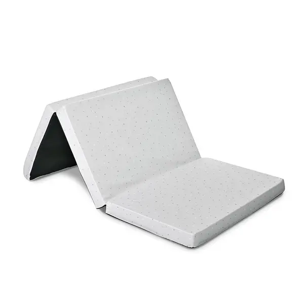 Saltea pliabila de voiaj din spuma elastica 60x120x5 cm Grey Sky