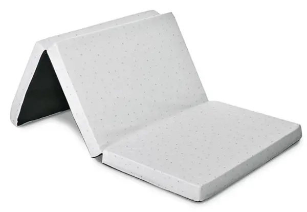 Saltea pliabila de voiaj, Lorelli, spuma elastica, 60 x 120 x 5 cm, Grey Sky