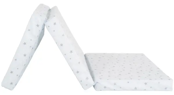 Saltea pliabilă pentru copii Hugzzz - Mirage, 120 x 60 x 6, albastru