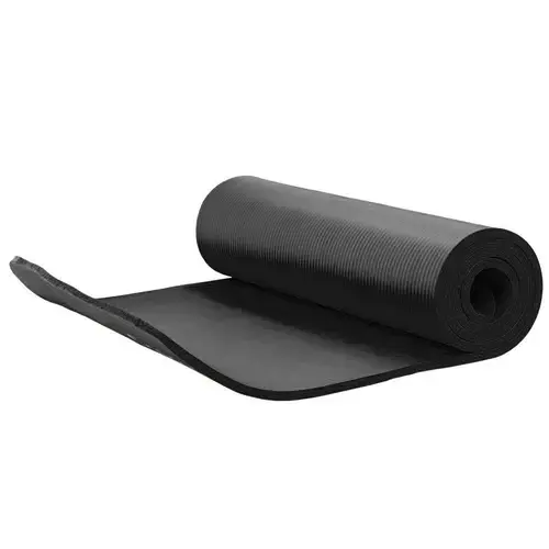 Saltea yoga SPACER, material NBR, dimensiune 1830 x 610 x 10 mm, Negru