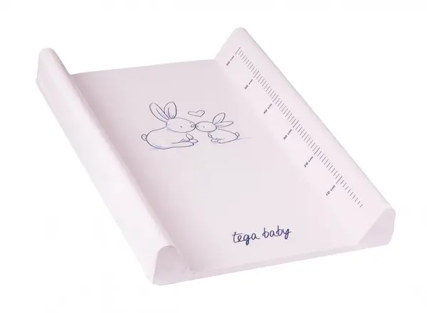 Salteluta de infasat cu intaritura Tega Baby 70x50 cm Iepuras roz