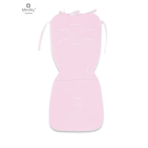 Salteluta pentru carucior reversibila MimiNu cu doua fete 78 x 34 cm Sweet Deer PinkPink