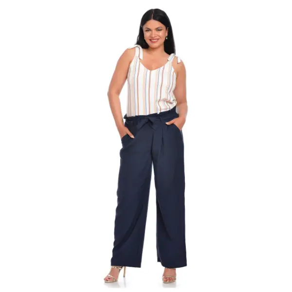 Salvari cordon talie DV22SV01 bleumarin, Dress to Impress | marimea 48