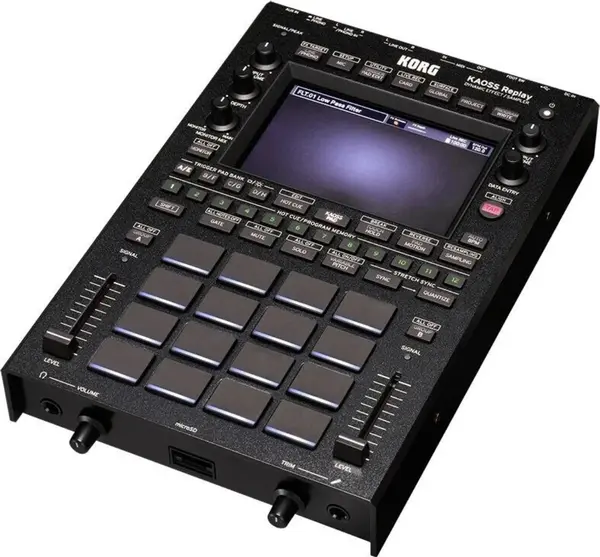 Sampler de efecte Korg - Kaoss Replay, 128 efecte, negru