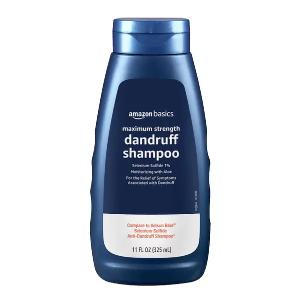 Sampon, Amazon Basics, Moisturizing Dandruff, Anti-Matreata, cu 1% Sulfura de Seleniu si Aloe Vera, 325 ml