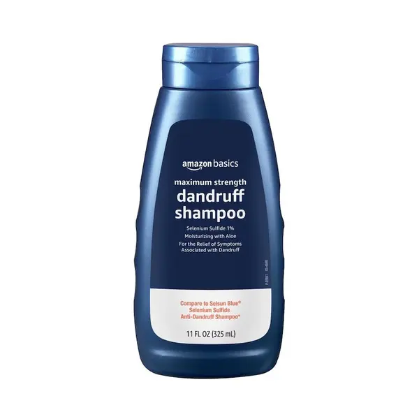 Sampon, Amazon Basics, Moisturizing Dandruff, Anti-Matreata, cu 1% Sulfura de Seleniu si Aloe Vera, 325 ml