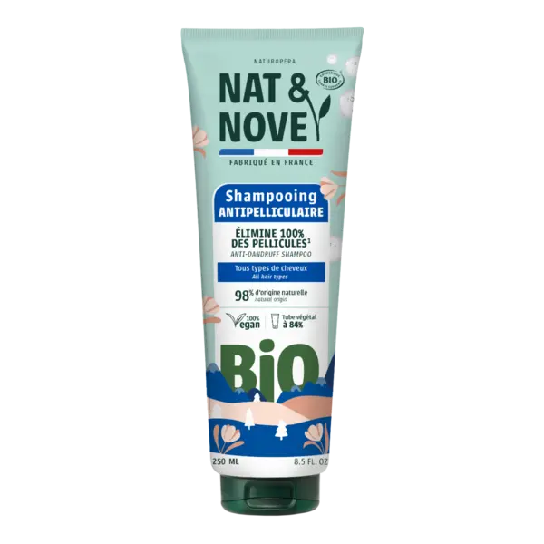 Sampon anti-matreata pentru toate tipurile de par cu extract de salcie alba Bio, 250ml, Nat&Nove