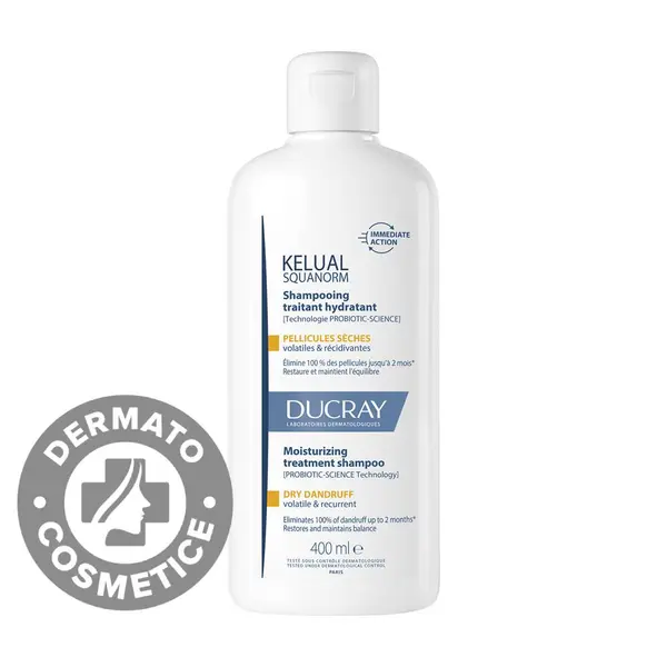 Sampon anti-matreata uscata Kelual Squanorm, 400ml, Ducray