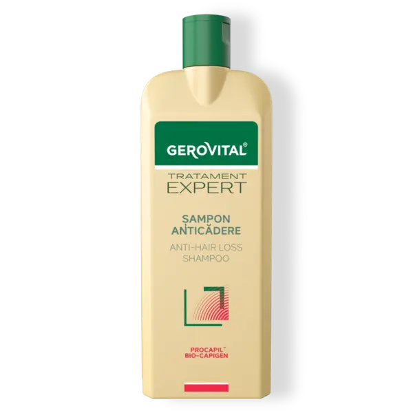 Șampon Anticădere Cu Procapil și Bio-capigen, Gerovital Tratament Expert, 250 Ml / 400 Ml