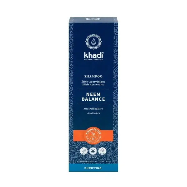 Sampon antimatreata cu neem, Khadi, 200 ml