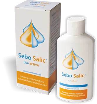 Sampon antimatreata Sebo Salic Duo Active, 125ml, Slavia Pharm