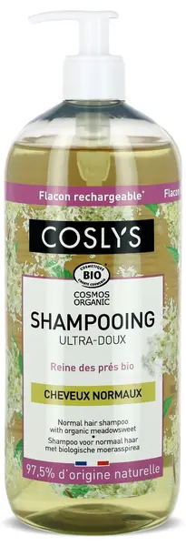 Sampon bio de ingrijire pentru par normal cu extract de cretusca, 1000ml, Coslys