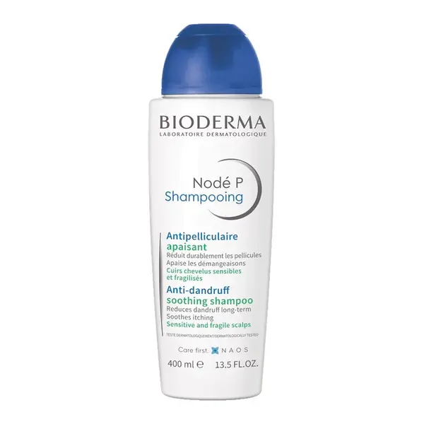 Sampon calmant anti-matreata pentru scalpul sensibil Node P, 400 ml, Bioderma