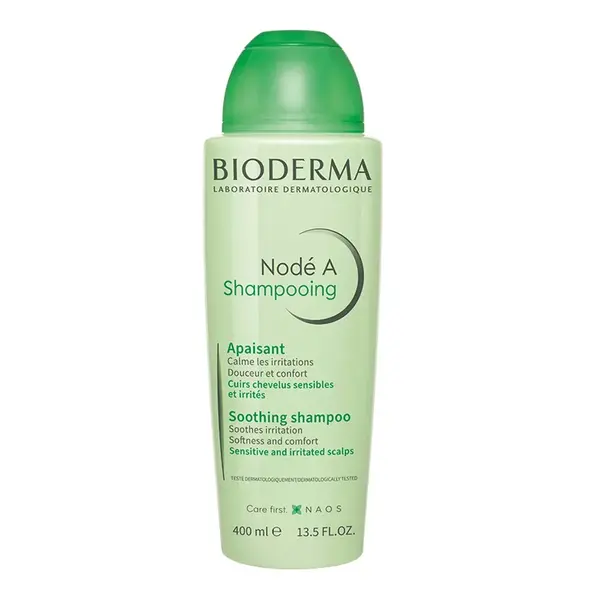 Sampon calmant pentru scalp sensibil si iritat Node A, 400 ml, Bioderma