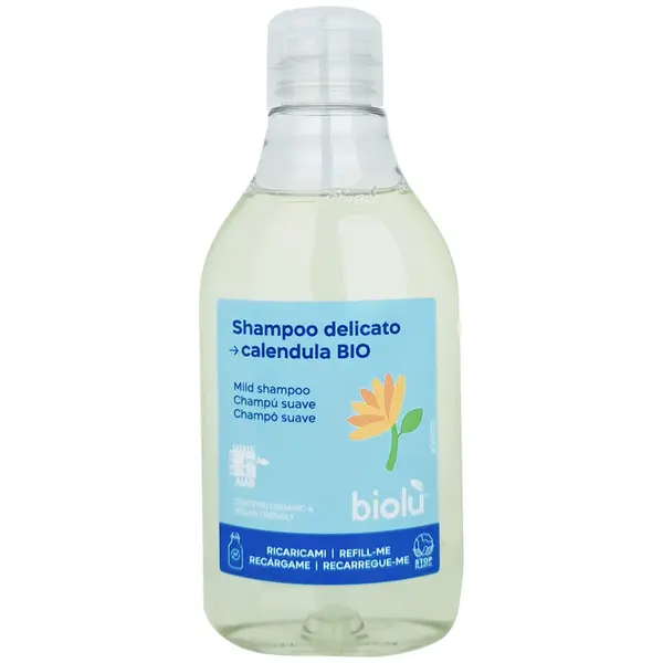 Sampon cu flori de portocal si galbenele ecologic 250ml Biolu