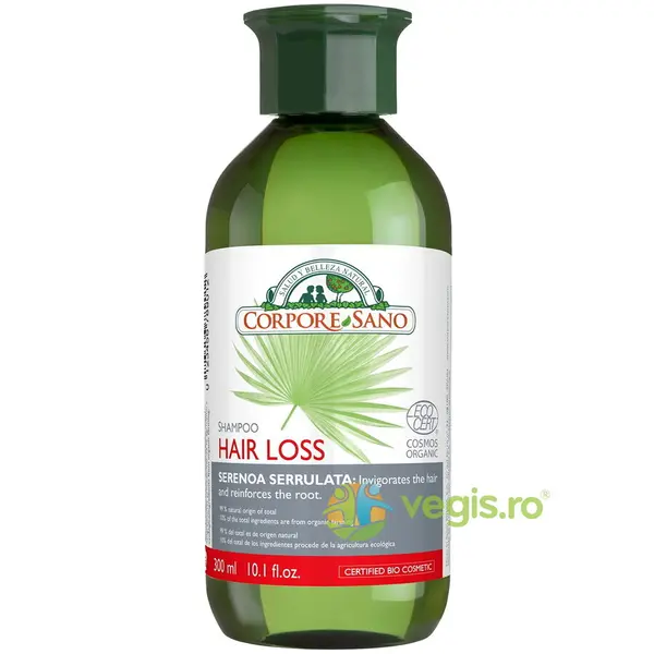 Sampon cu Ginseng Impotriva Caderii Parului Bio 300ml