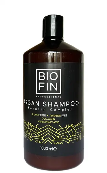 Sampon de Par Profesional cu Argan pentru Toate Tipurile de Par, BIOFIN, 1000 ml