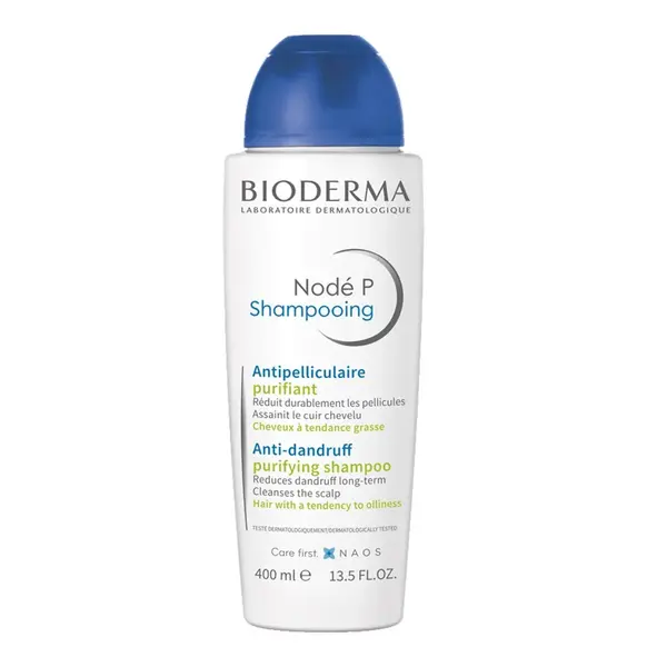 Sampon dermatologic anti-matreata Node P Sampon Purificator, 400 ml, Bioderma