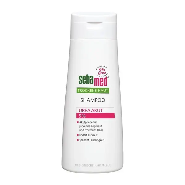 Sampon Dermatologic, Sebamed, Dry Scalp, pentru Scalp Uscat, cu Uree 5%, Hipoalergenic, 200ml