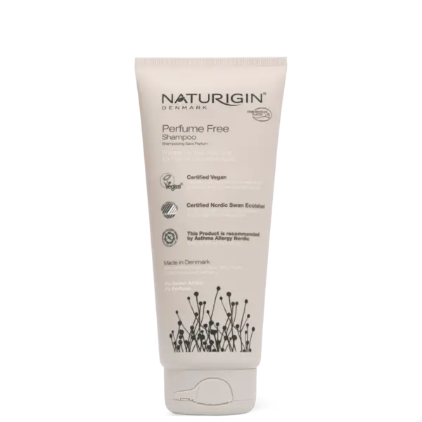 Sampon fara parfum pentru uz zilnic si scalp sensibil, 200ml, Naturigin