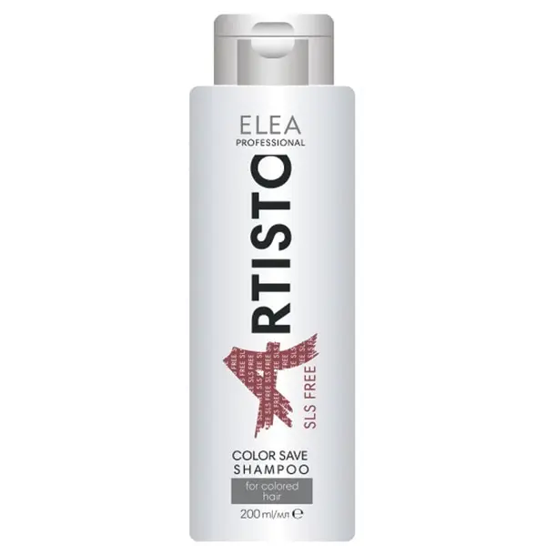 Sampon fara sulfati pentru protectia culorii pentru par vopsit Elea Professional Artisto, 200 ml