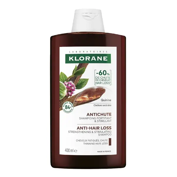 Sampon impotriva caderii parului cu chinina si floare de colt BIO, 400 ml, Klorane