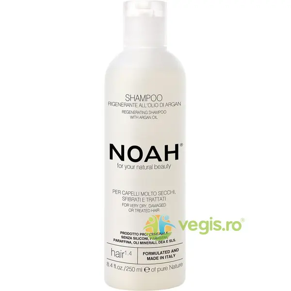 Sampon Natural Regenerant cu Ulei de Argan pentru Par Foarte Uscat si Tratat (1.4) 250ml