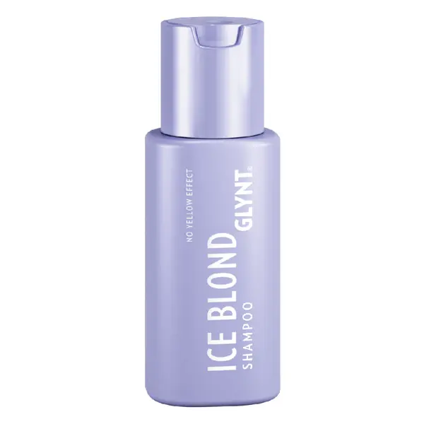 Sampon nuantator anti yellow pentru par blond Ice Blond Glynt, 50 ml