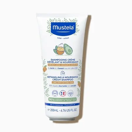 Șampon Nutritiv pentru Păr Creț și Ondulat, 200 ml, Mustela