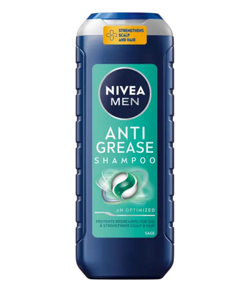 Sampon pentru barbati cu extract de salvie Anti Grease, 500ml, Nivea