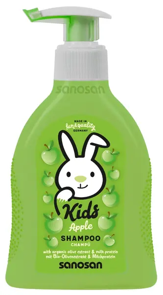 Sampon pentru copii cu aroma de mar, 200ml, Sanosan