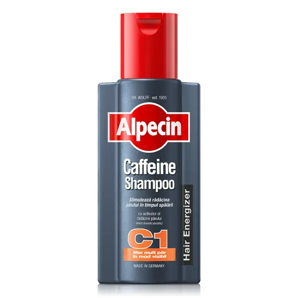 Sampon pentru cresterea parului cu cafeina C1, 250 ml, Alpecin