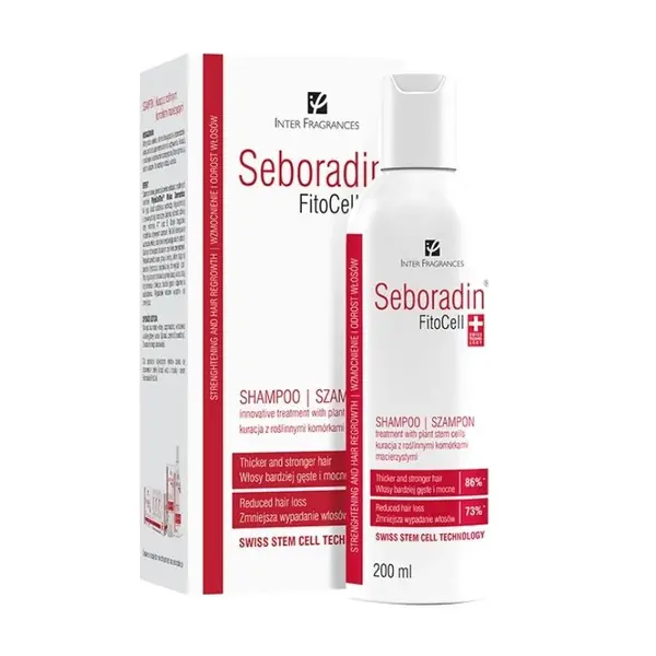 Sampon pentru par deteriorat cu tendinta de cadere, Fitocell, 200 ml, Seboradin
