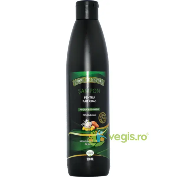 Sampon pentru Par Gras cu Argan, Ghimbir si Complex Vegetal 300ml
