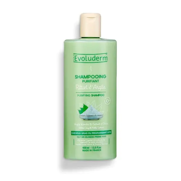 Sampon pentru par gras Rituel D'Argile, 400ml, Evoluderm
