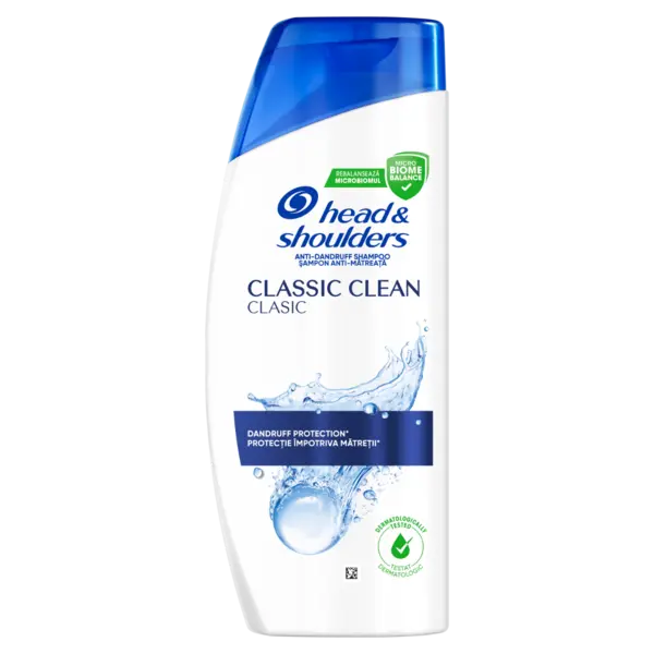 Sampon pentru par normal anti-matreata Classic Clean, 625ml, Head&Shoulders