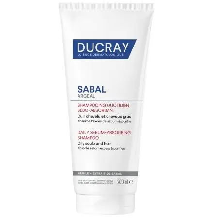 Sampon pentru Reglarea Sebumului Sabal Argeal, 200 ml – Ducray