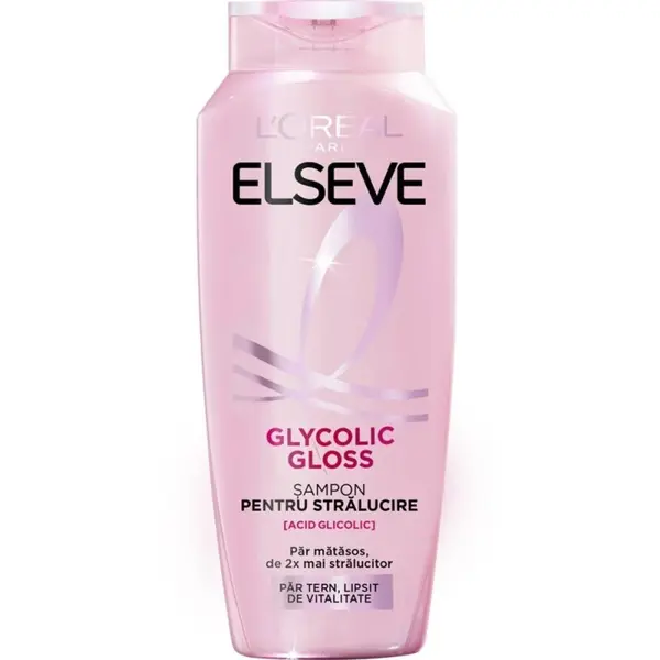 Sampon pentru Stralucirea Parului Elseve Glycolic Gloss, 400 ml