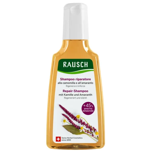 Sampon, Rausch, Kamille, cu Musetel si Amarant, pentru Parul Deteriorat, Regenereaza si Fortifica Parul Deteriorat, 200ml