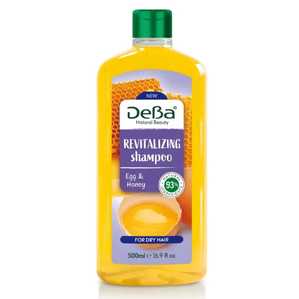 Sampon revitalizant pentru par uscat DEBA NATURAL BEAUTY, Rubella | 500 ml