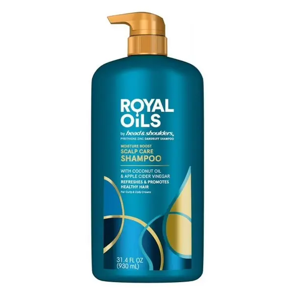 Sampon, Royal Oils by Head & Shoulders, Scalp Care Shampoo, pentru Parul Cret, cu Ulei de Cocos si Otet de Mere, 930ml