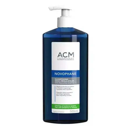 Sampon seboreglator Novophane, 500 ml, ACM